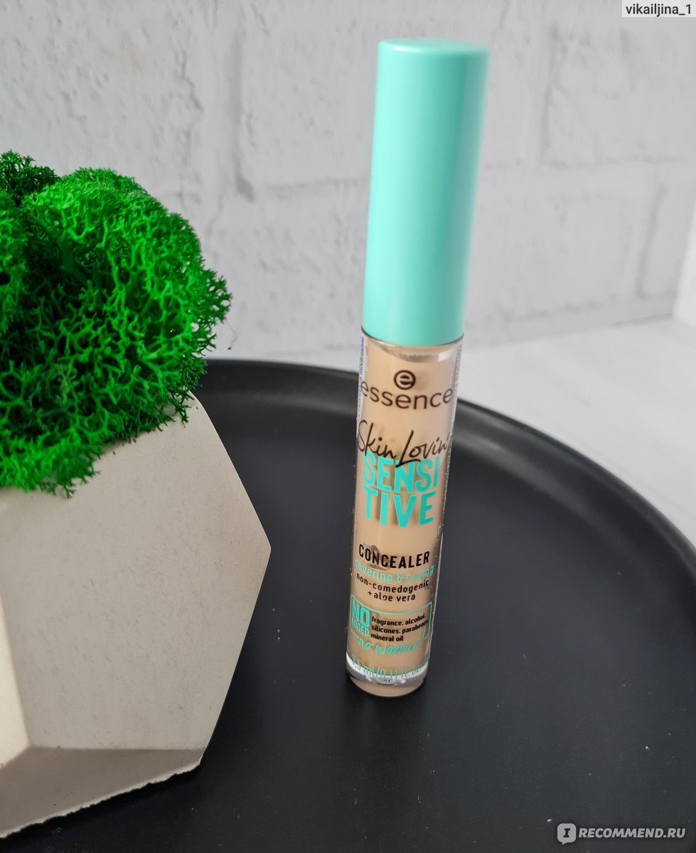 Консилер Essence Skin Lovin' Sensitive - «Отлично скрывает синеву под ...