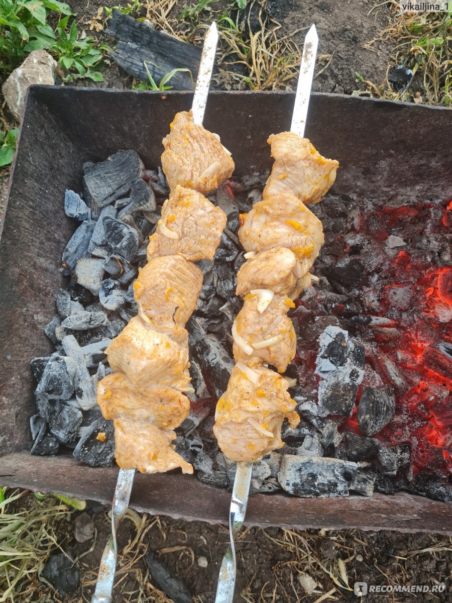 Шашлык деликатесный Мираторг Свинина - «На деле оказался вкусным и мягким.  » | отзывы