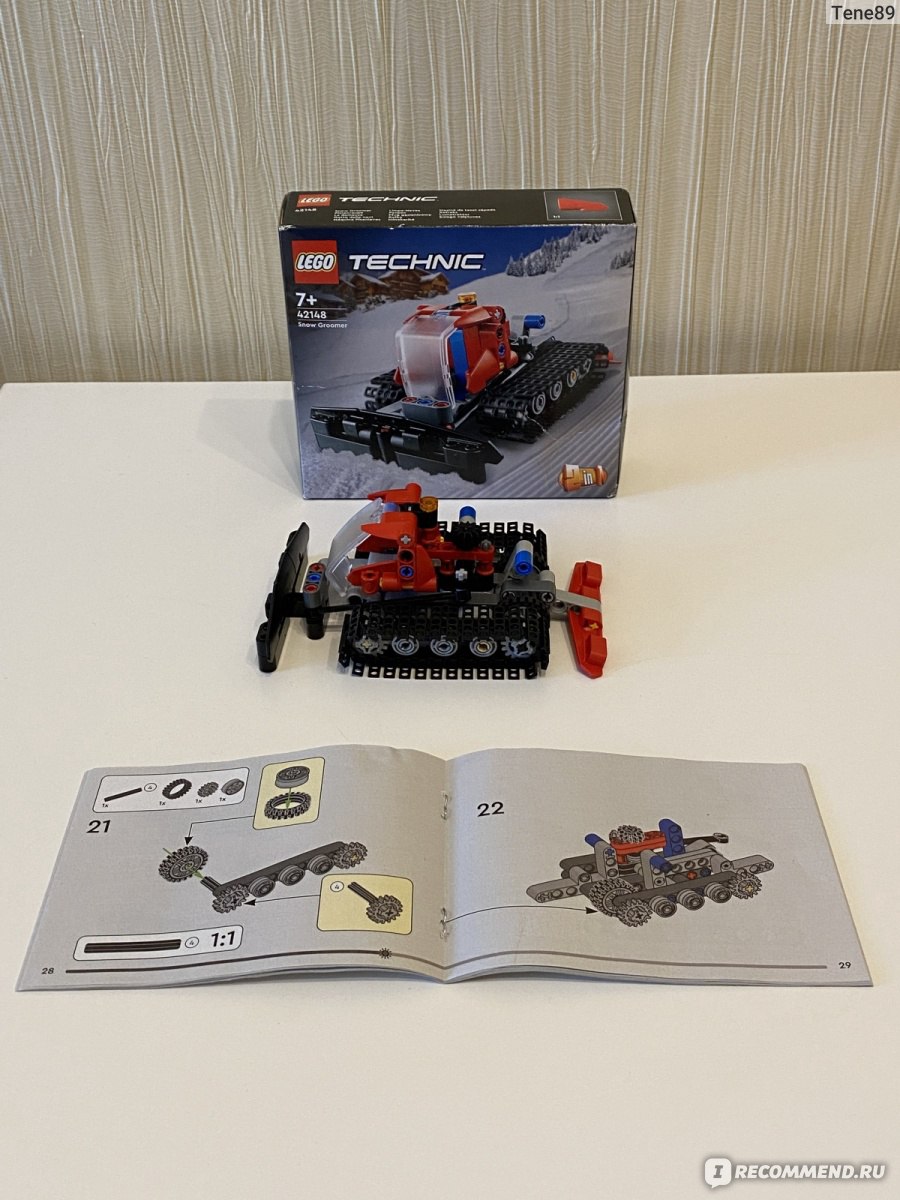 Конструктор Lego Technic Snow Groomer - «Детализированная модель 2 in 1 ->  Technic Snow Groomer » | отзывы