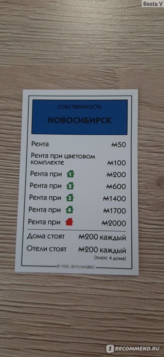 Hasbro Monopoly   ,,Россия" фото