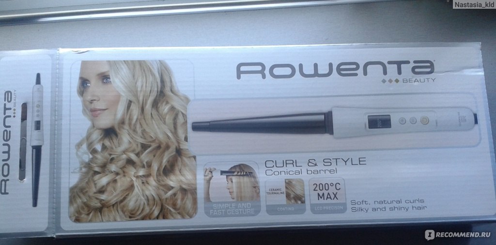Щипцы для укладки волос rowenta cf 3345 fo curl style