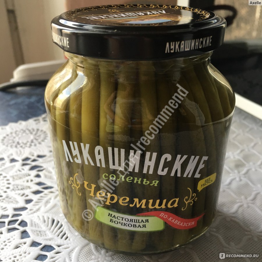 Овощи Лукашинская Черемша - «Вкусная и низкокалорийная черемша, впервые  увидела этот вид соленья в банке :) Отличается ли черемша в банке от  рыночной? » | отзывы