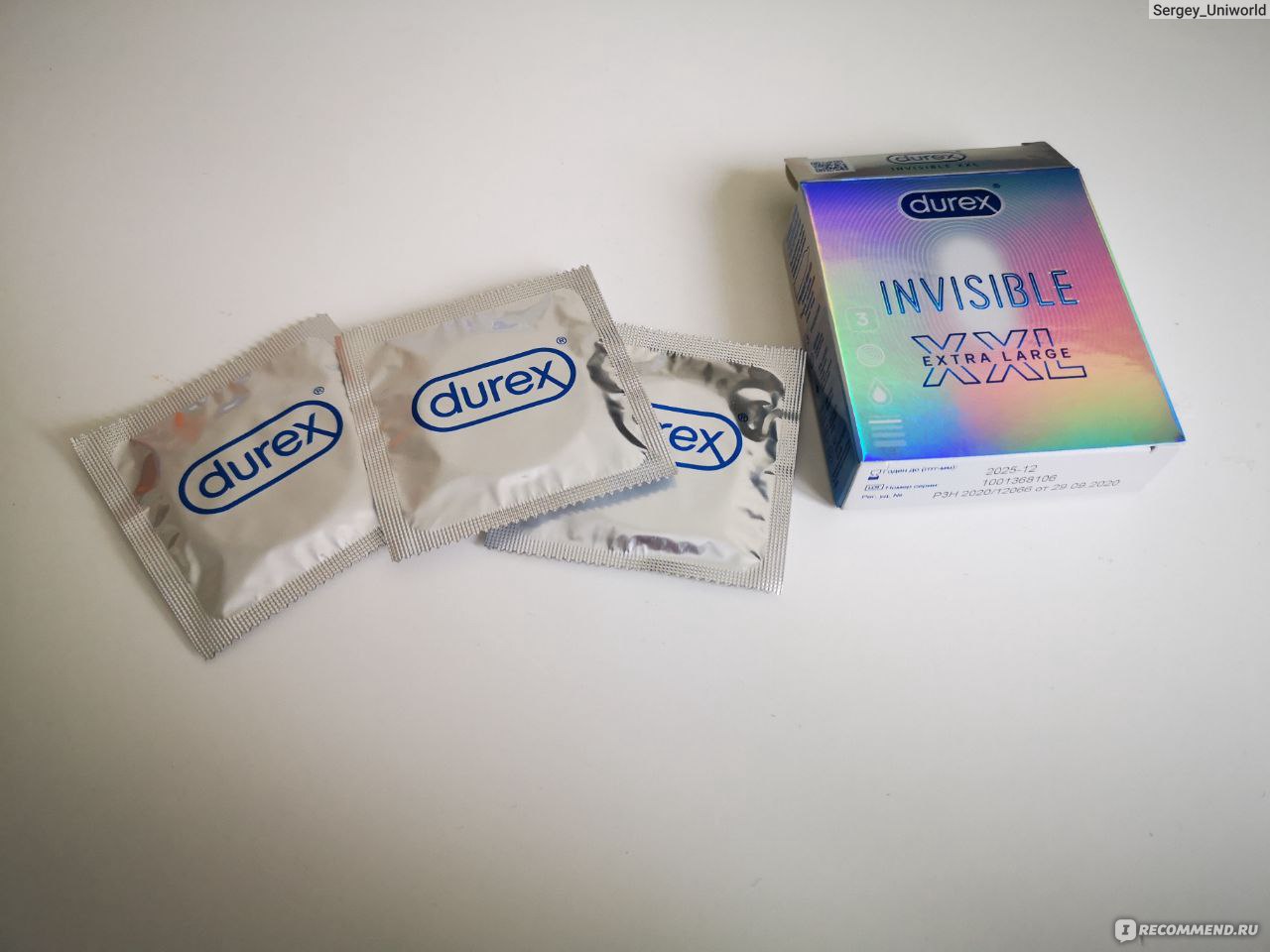 Вид презервативов в упаковке