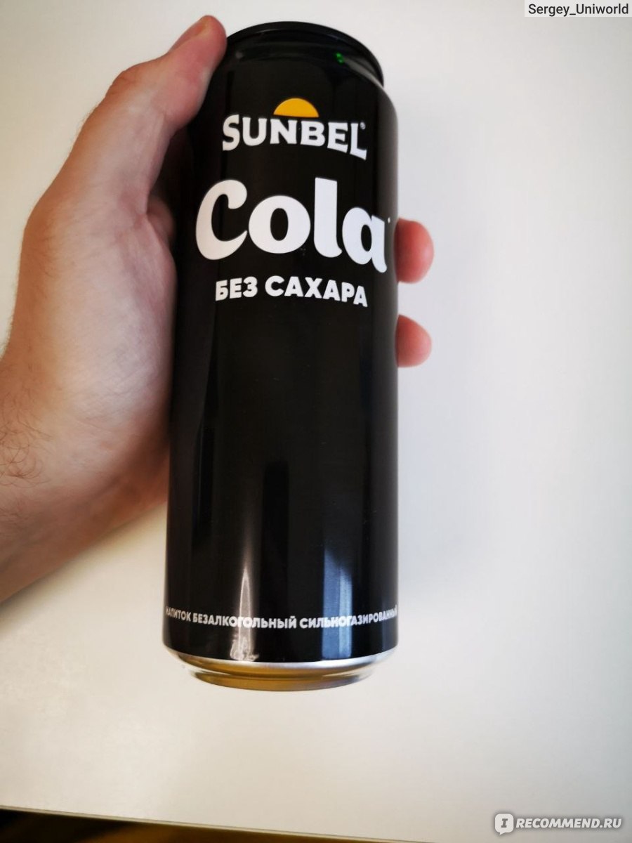 Напиток газированный безалкогольный Sunbel Cola без сахара - «Одна из  немногих 