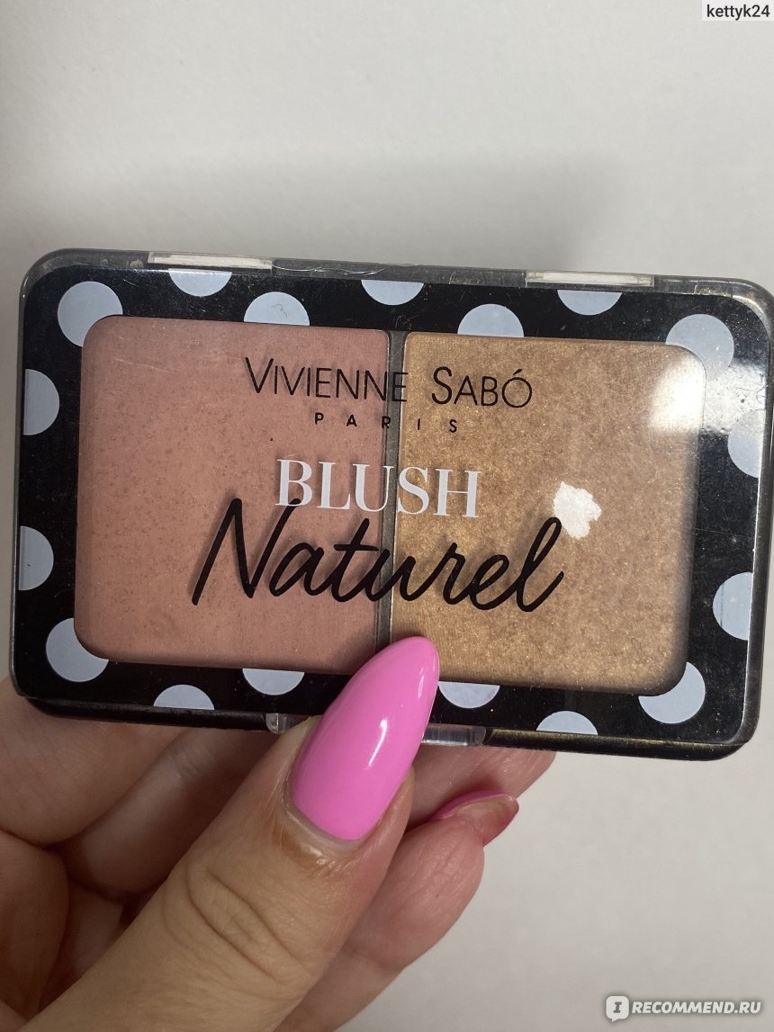 Румяна компактные Vivienne Sabo "Blush Naturel" - «Бюджетные румяна ...