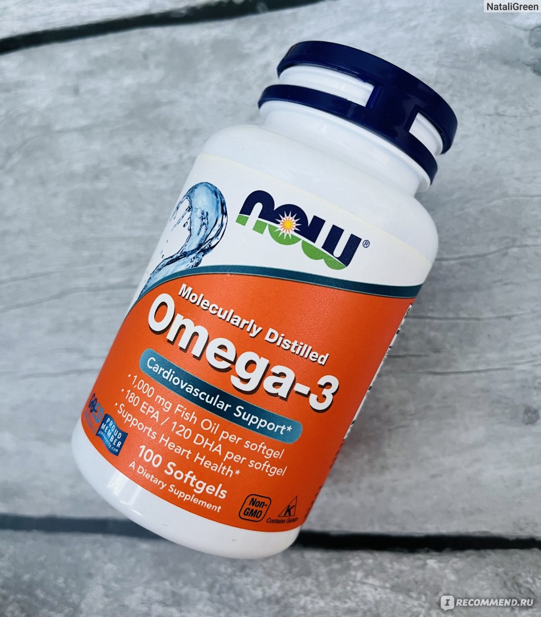 Капсулы Омега 3 Now Foods Moleculary distilled Omega 3 фото