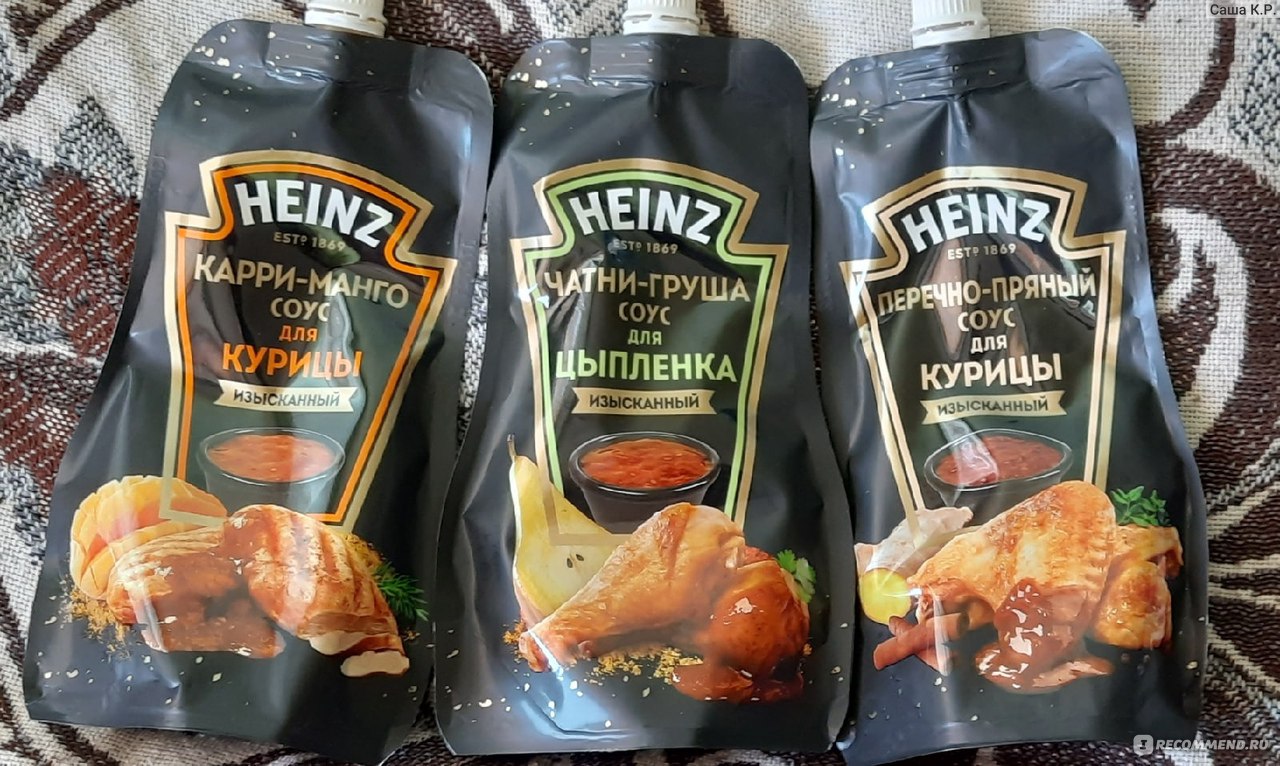 Соус Heinz Чатни-груша для цыпленка - «Необычный соус с мягким, чуть  сладким вкусом» | отзывы