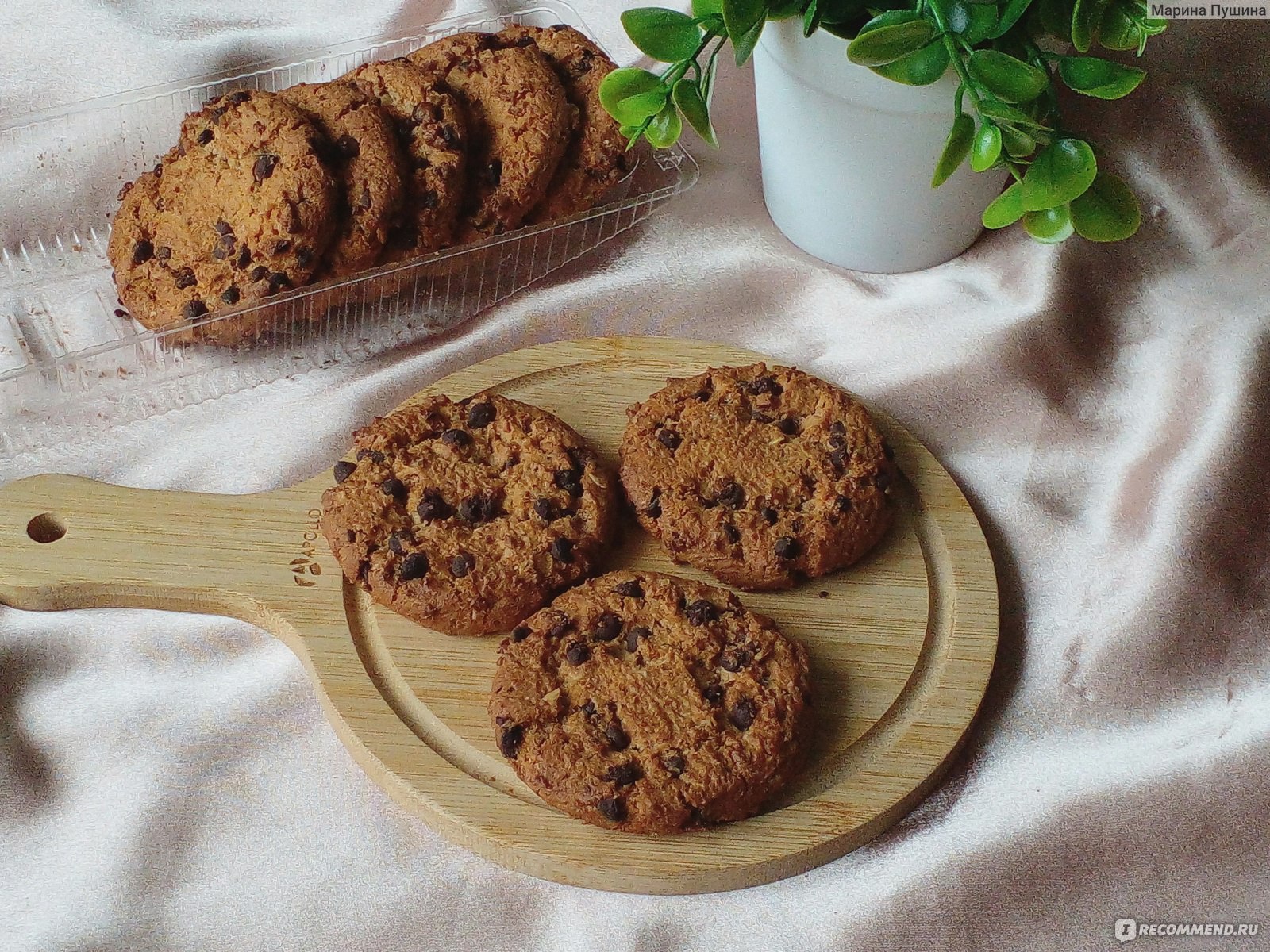 Печенье Яшкино Американское - «Овсяное печенье с кусочками шоколада 🍪🍪🍪  » | отзывы