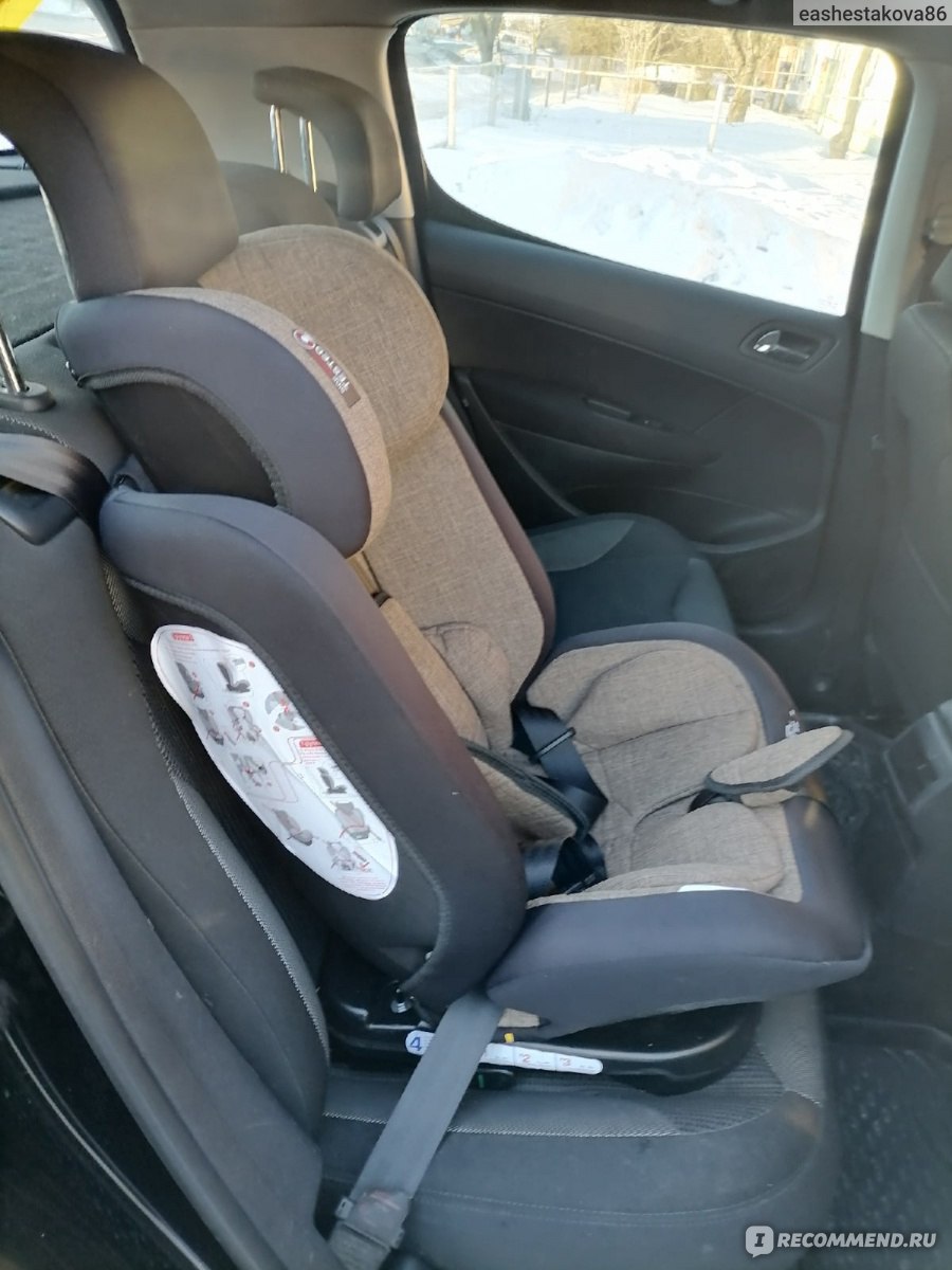 Детское автокресло Martin Noir с isofix 0/1/2/3 0-36 кг, 0-12 лет  поворотное, ProFit, Camel Brown, Тип LSA05 - «Очень удобное и на вид  безопасное!» | отзывы