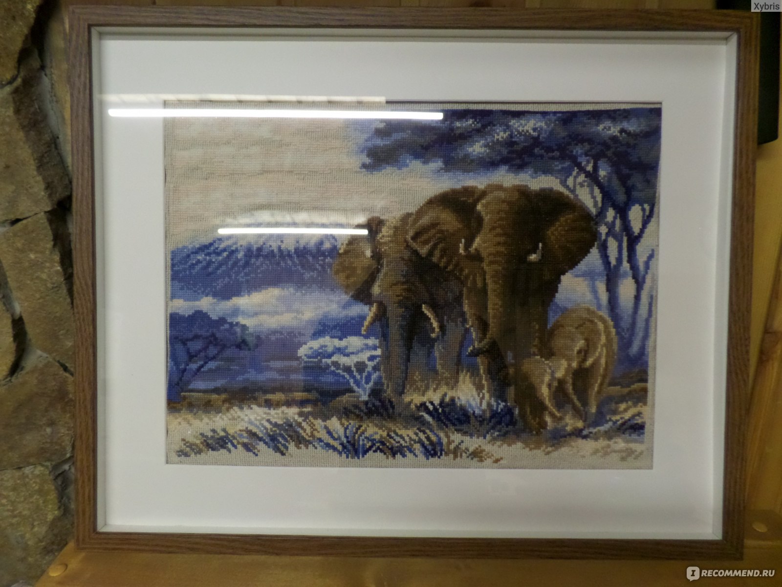 Описание товара Картина из ниток слон Josephin 409003