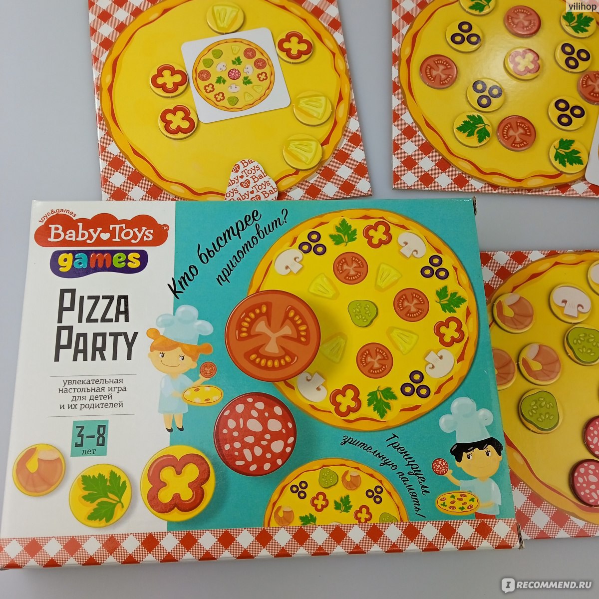 Baby Toys Pizza Party - «Очень интересная игра для весёлой компании  маленьких поваров. Приятная тактильно и красочная. » | отзывы