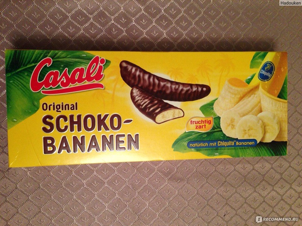 Банановое суфле в шоколаде Schoko Bananen