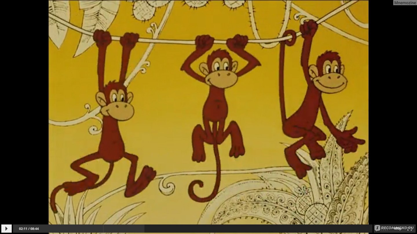 5 обезьянок на кровати прыг скок