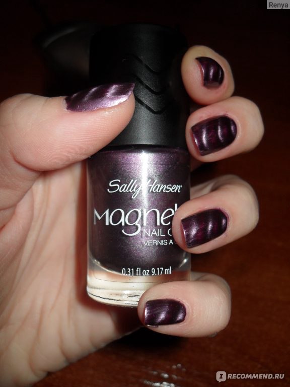 Лак для ногтей Sally Hansen Magnetic Nail Colour - «Интересно» | отзывы