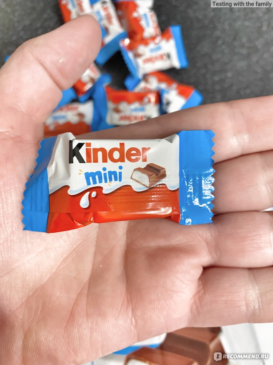 Конфеты Kinder mini - «Молочный шоколад и прекрасный вкус .»