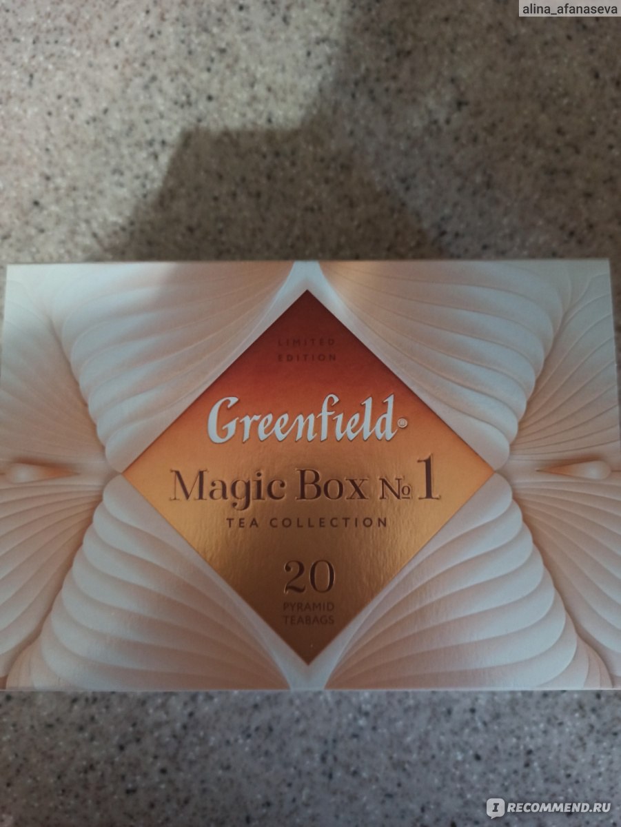 Чай в пакетиках Greenfield Magic Box 1 - «Очень вкусный чай» | отзывы