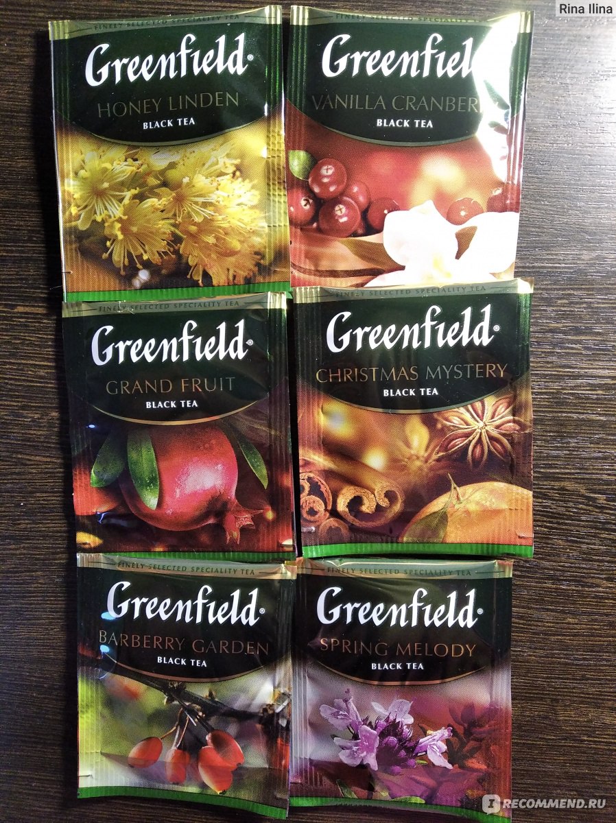 Чай Гринфилд каркаде в пакетиках