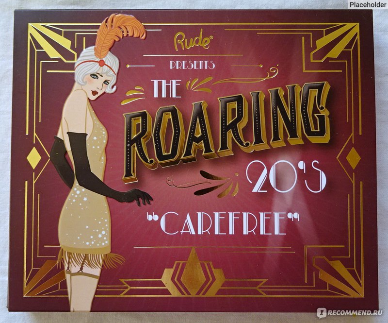 Rude Cosmetics The Roaring 20s Carefree Palette 