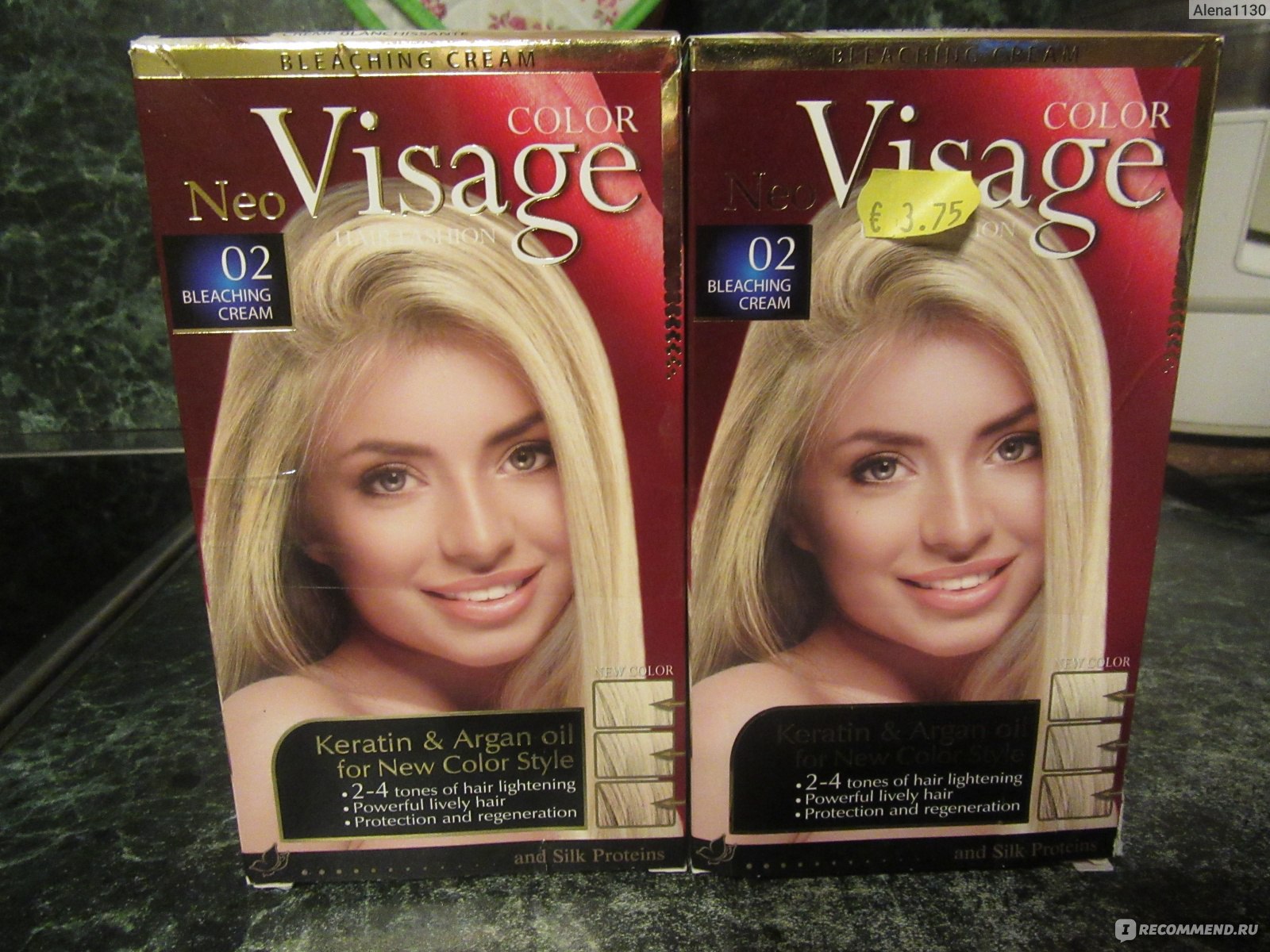 Краска для волос от visage color