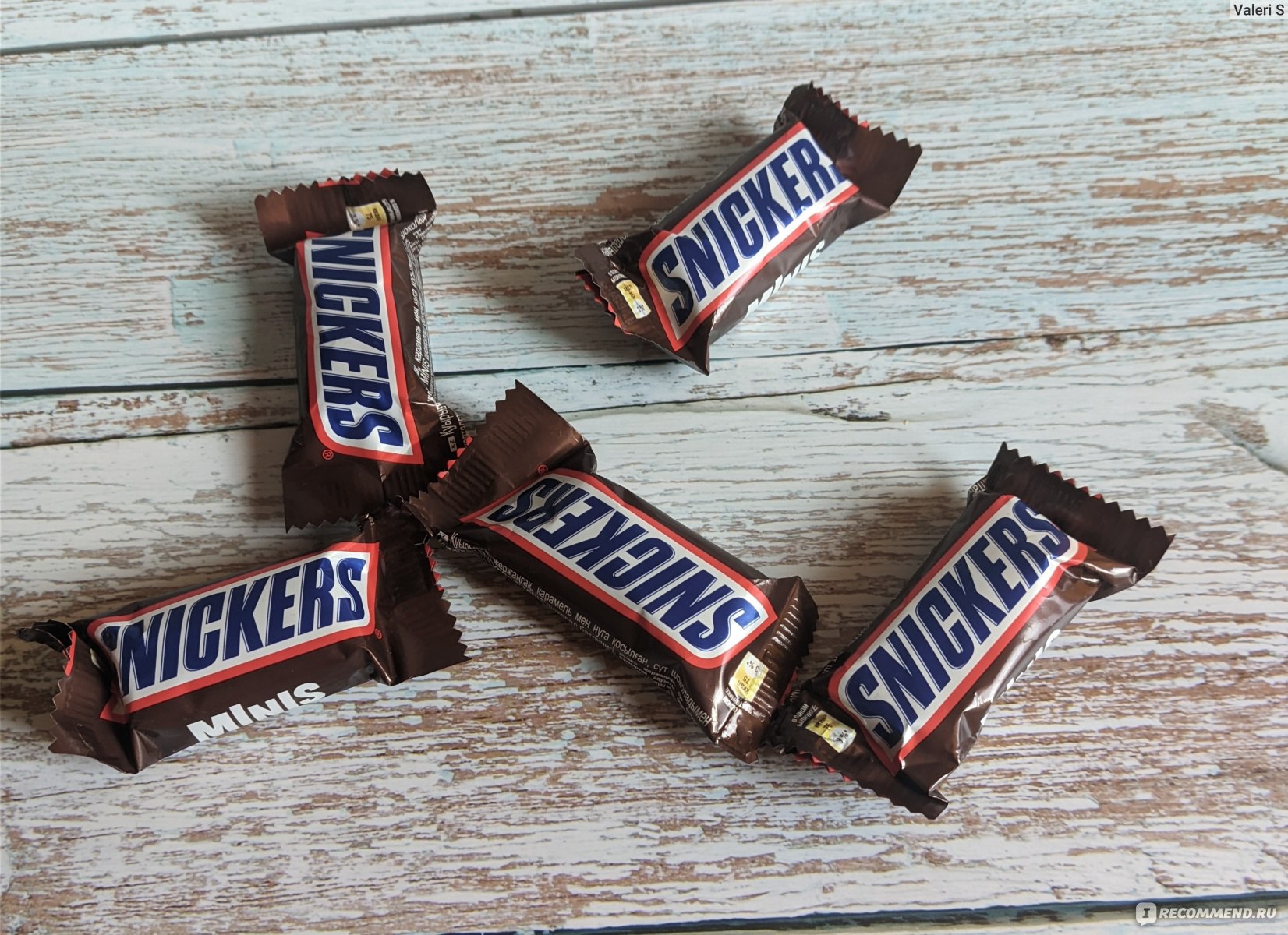 Конфеты snickers Minis, коробка