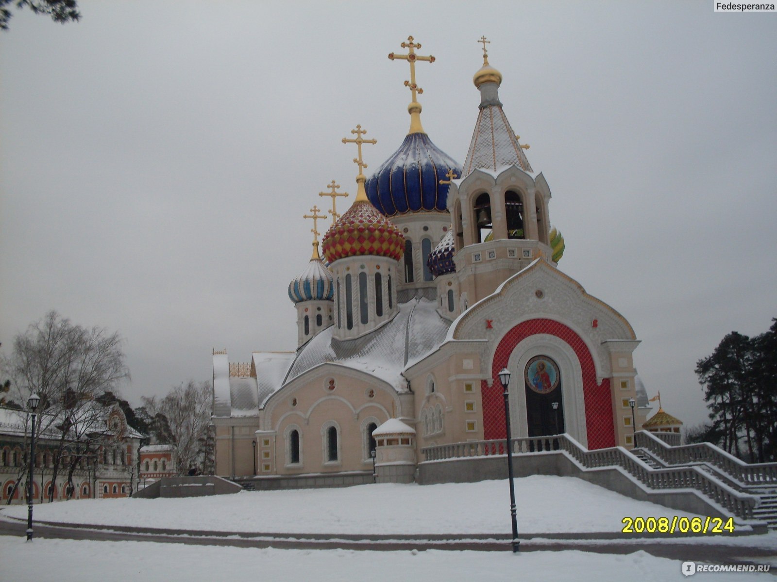 Зимний храм в Переделкино