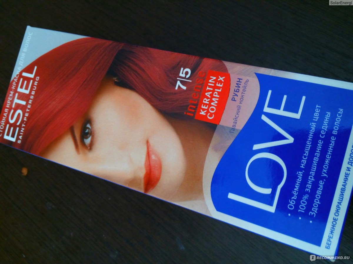 Краска лове. Estel Love intense краска для волос логотип. Эстель рубиновый красный. Estel Love как смешивать мокко.