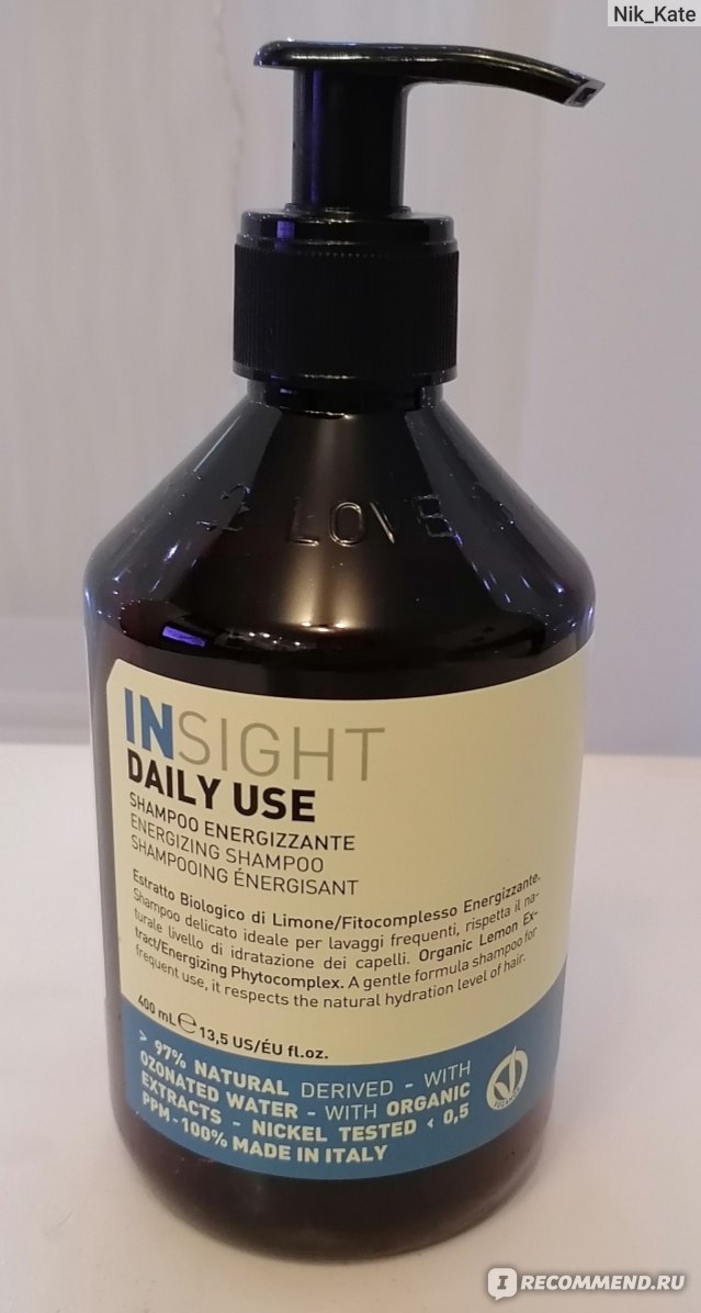 Шампунь Insight Daily use - «Благодаря этому шампуню, мои волосы ...