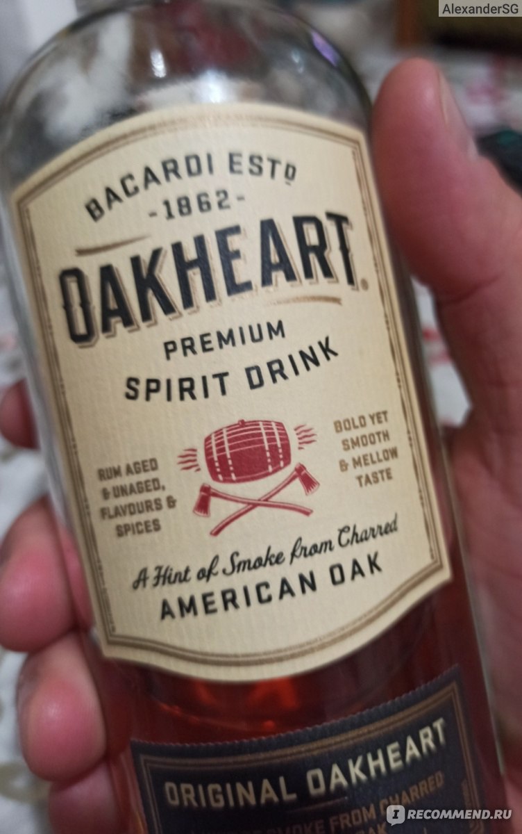 Ром Bacardi OakHeart (на основе рома) - «Сладкая жижа» | отзывы