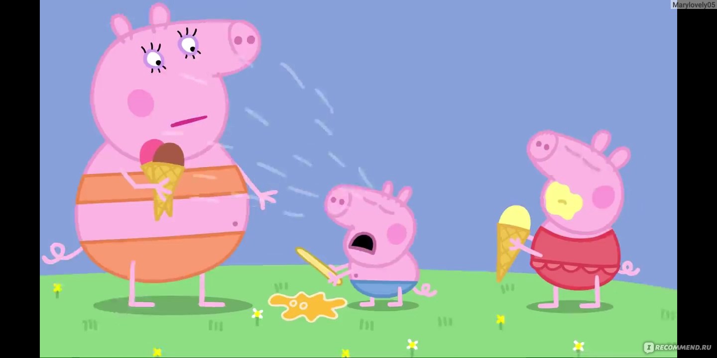 Свинка Пеппа / Peppa Pig - «Мультфильм, в котором учат издеваться над  отцом, а также переполненный глупостью. » | отзывы