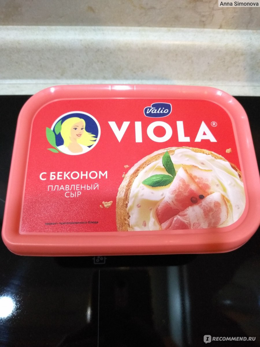 Сыр плавленый Valio Viola с беконом - «Очень вкусный сливочный сырок для  бутербродов и холодных закусок » | отзывы