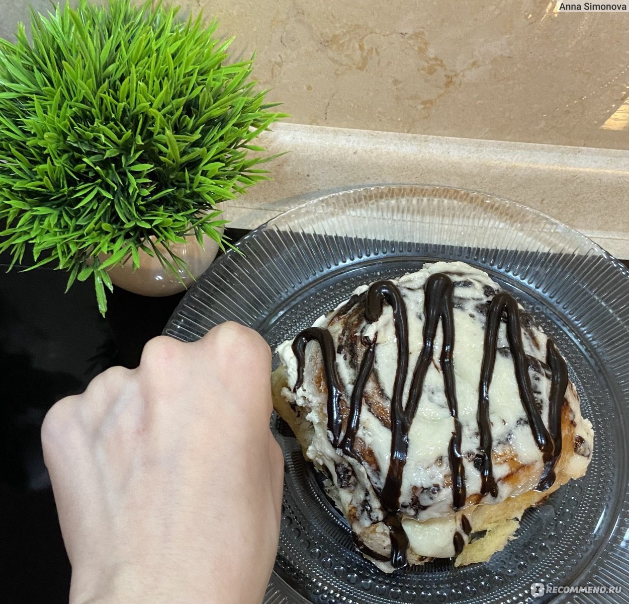 Пирожное Cinnabon Шокобон - «Вкусная версия классической булочки с корицей  • Покажу разрез, где купить и какая цена » | отзывы