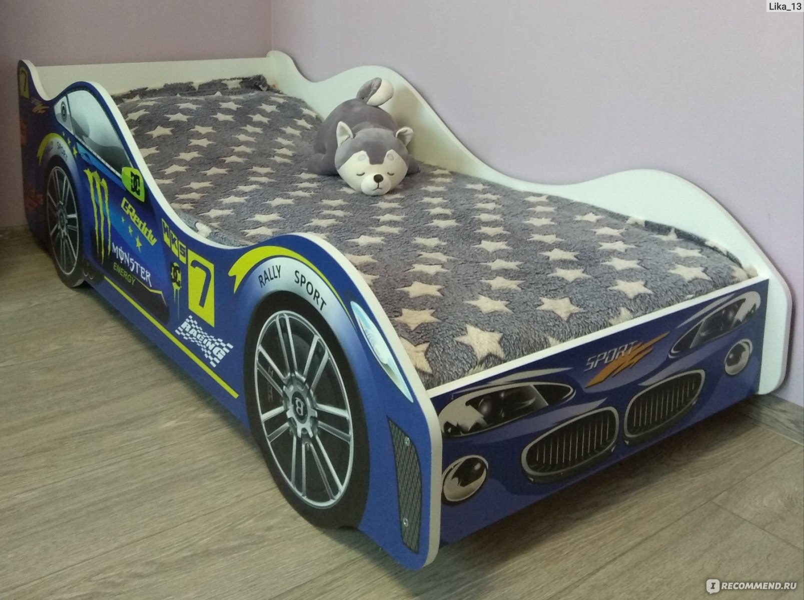 Детская кровать машинка размеры
