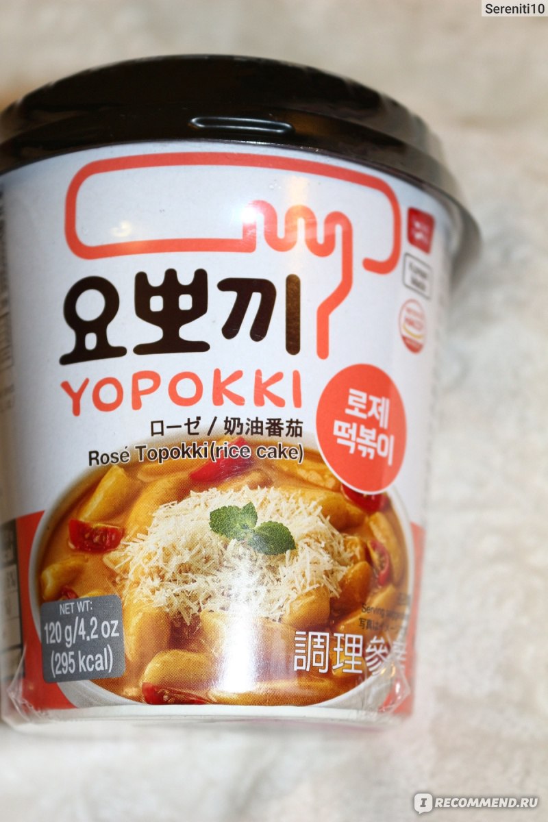 Рисовые палочки Young Poong Yopokki с соусом розе в чашке - «Еще один  вкусный соус с минимальной остринкой» | отзывы