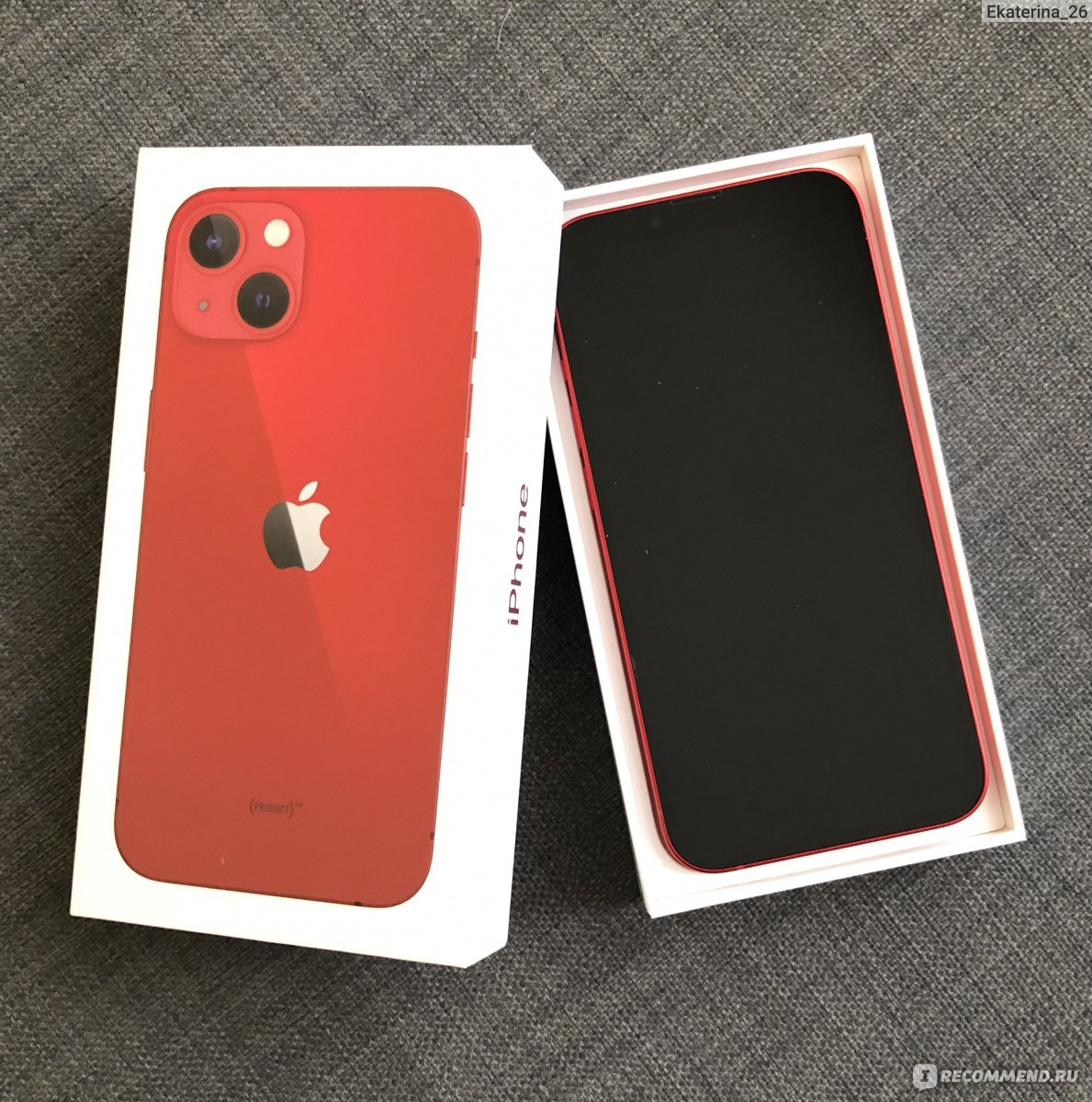 Смартфон Apple iPhone 13 - «Смартфон Apple iPhone 13 Red. Сравнение с iPhone  7 » | отзывы