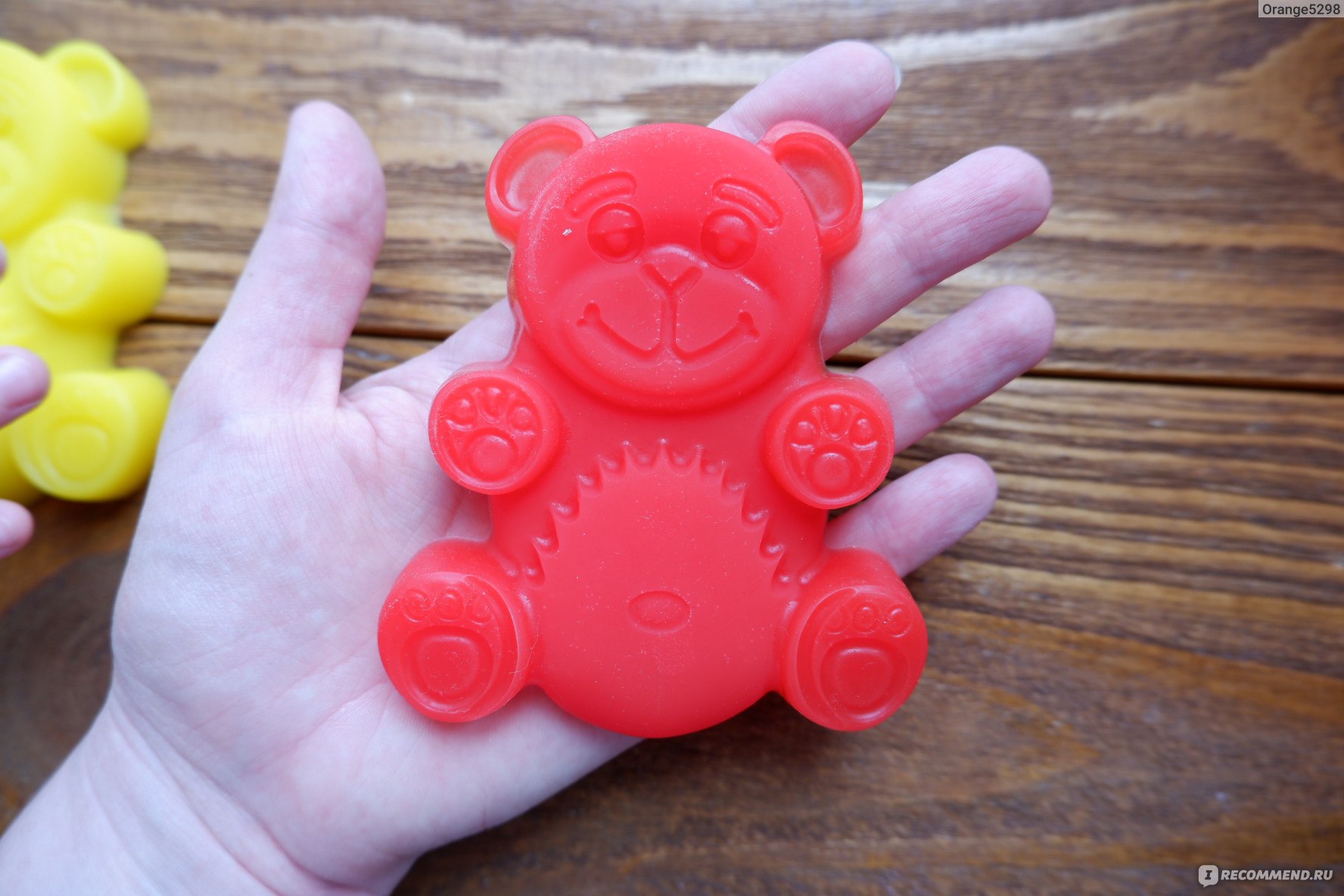 Игрушка Желейный медведь Fun Bear - «Медведи Silicone Toys которых можно  мыть, мять, грызть, но нельзя сломать?» | отзывы