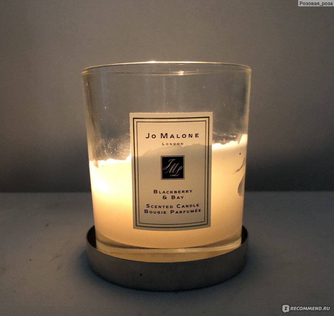 Ароматическая свеча Jo Malon London Blackberry & Bay Home Candle - «Jo  Malone Blackberry & Bay - не ежевика, а грейпфрут со смородиной. Стоит ли  свеча своих денег?» | отзывы