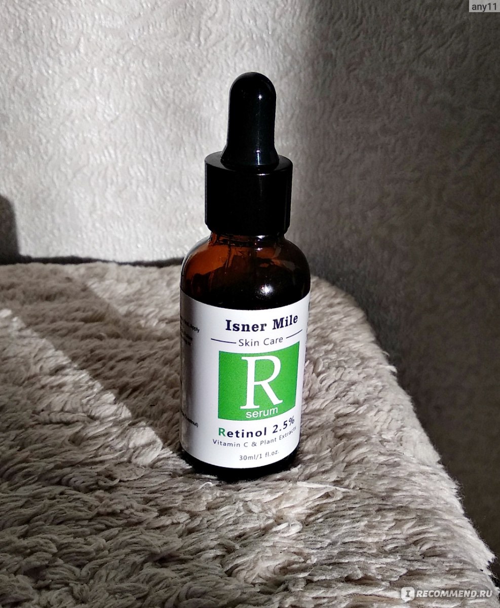 Сыворотка Aliexpress Isner Mile Facial serum, vitamin C, retinol, 2.5% ...