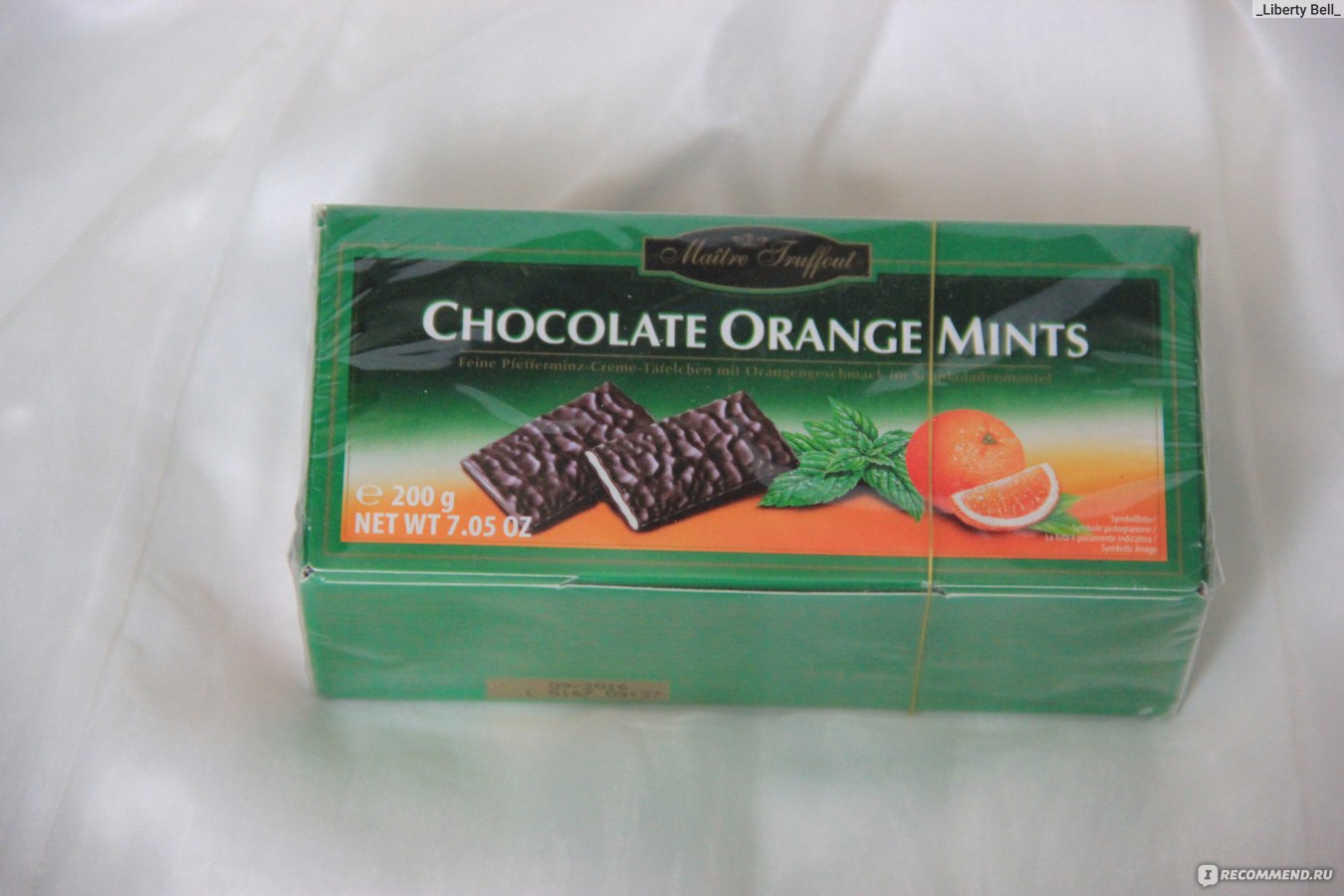 РљРѕРЅС„РµС‚С‹ Maitre Truffout Chocolate Mints 200