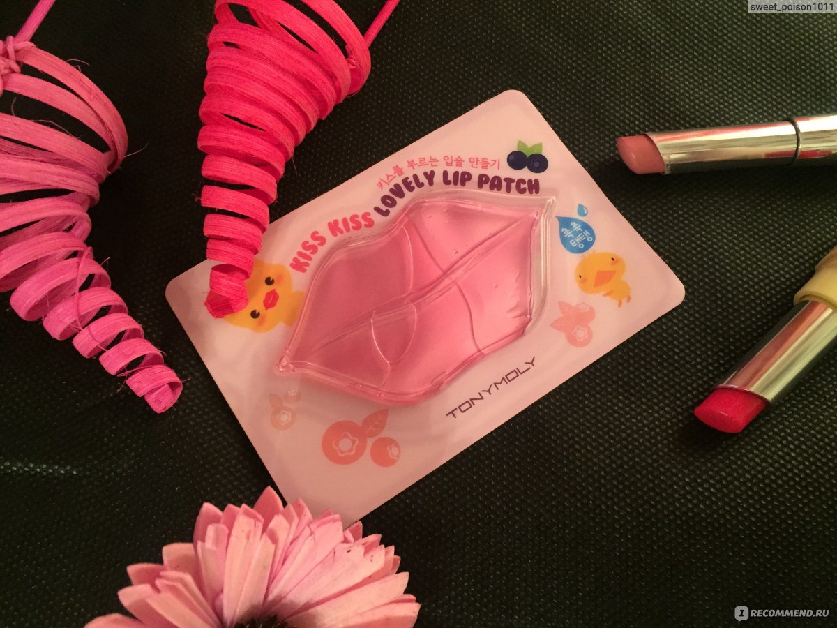 Маска-пластырь для губ TONY MOLY Kiss Kiss Lovely Lip Patch - «Эффект ...