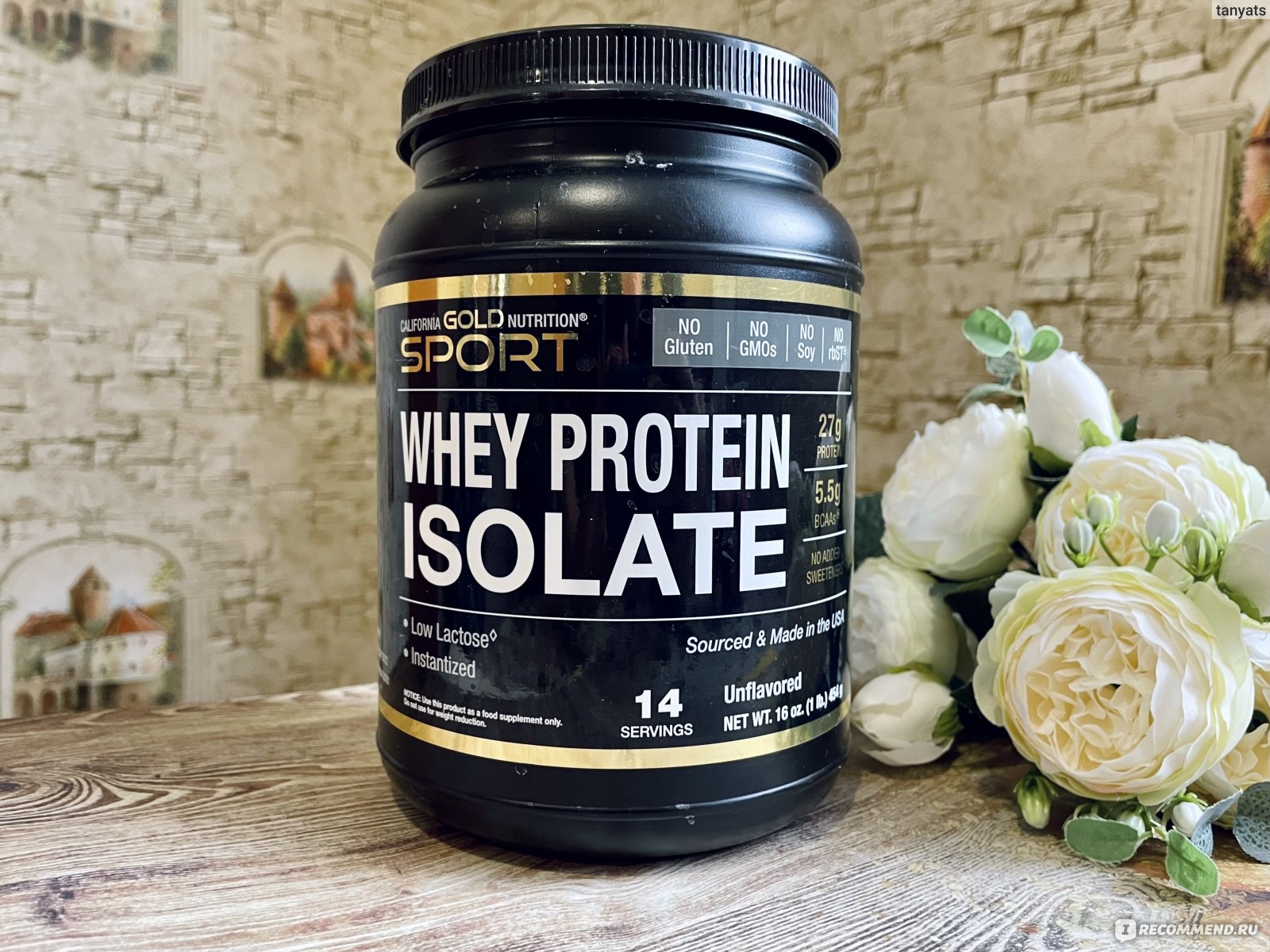 California Gold Nutrition Whey Protein Isolate