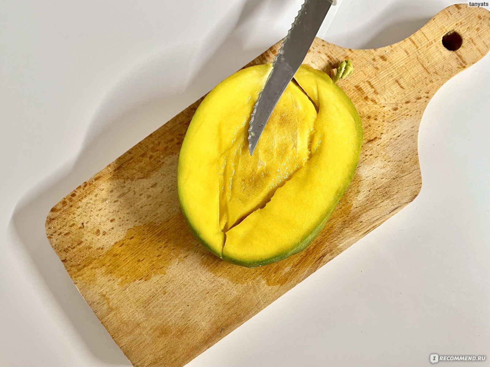 Как красиво порезать на стол манго