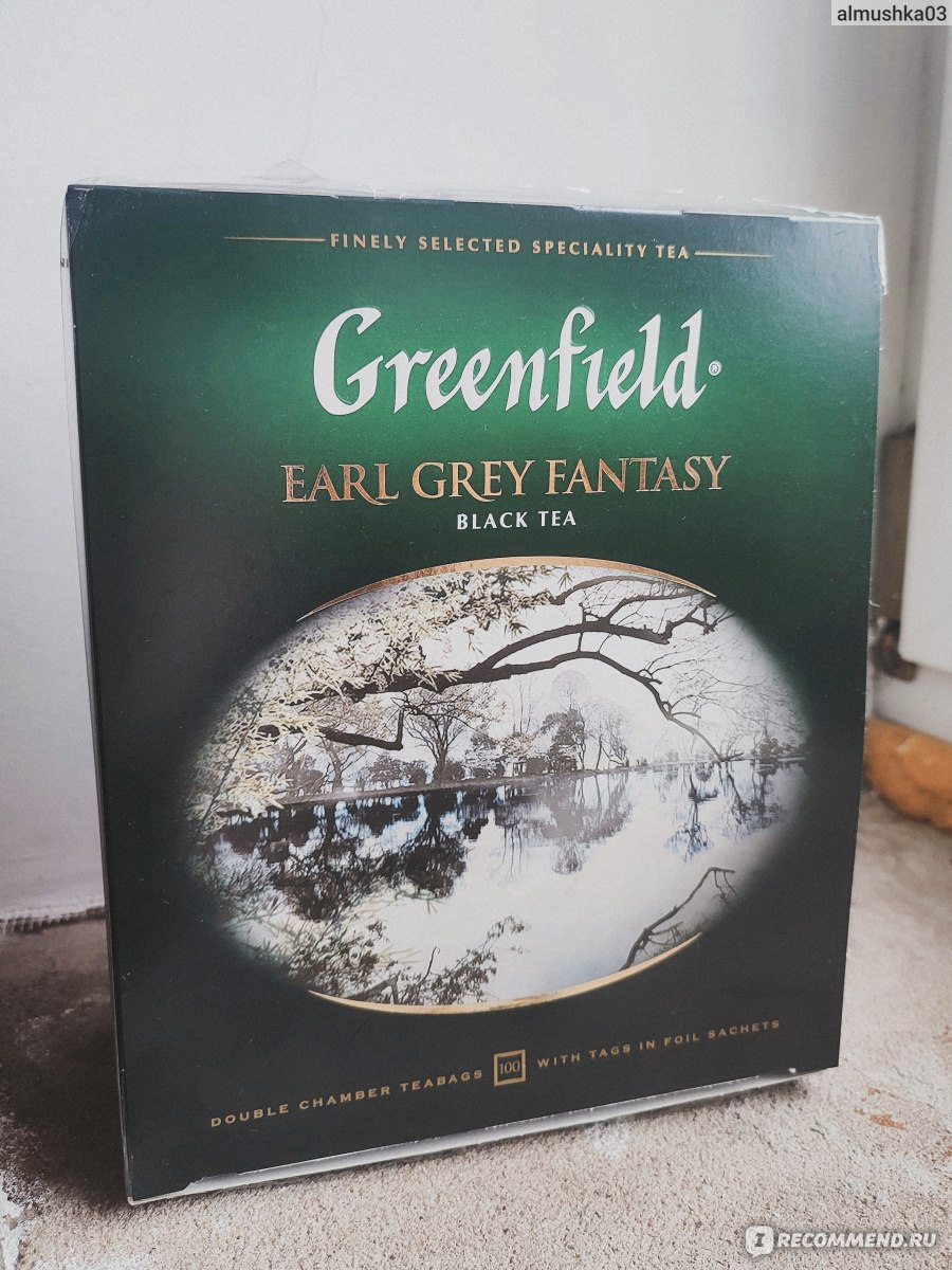 Чай Гринфилд (Greenfield) Earl Grey Fantasy - «Самый вкусный чай с ...