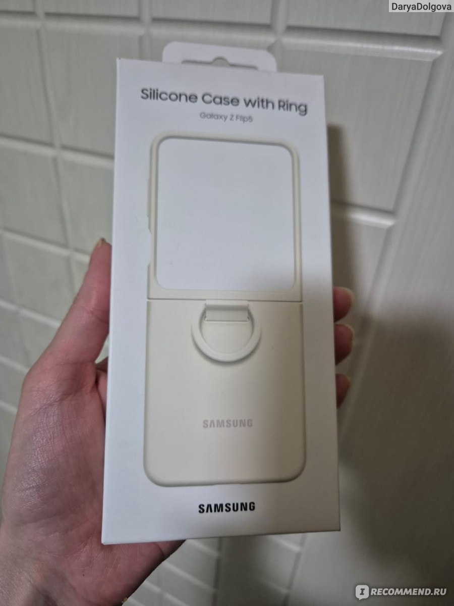 Чехол для телефона Samsung Silicone Case with Ring Galaxy Z Flip 5 - «Оригинальное качество на достойном уровне » | отзывы