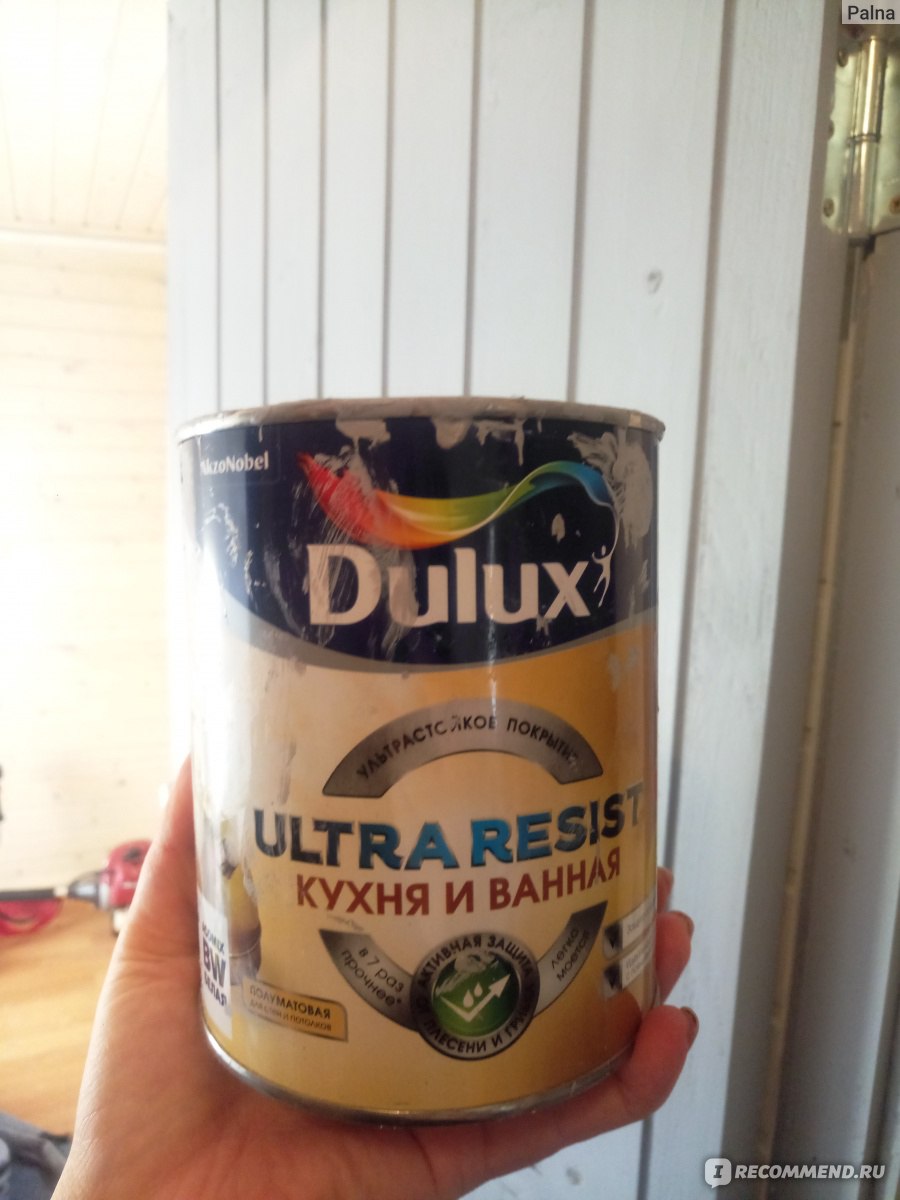 краска для ванны и кухни dulux ultra resist матовая