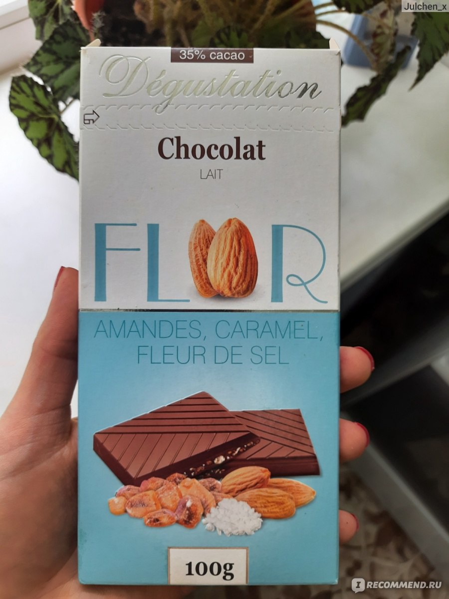 Молочный шоколад Flor degustation