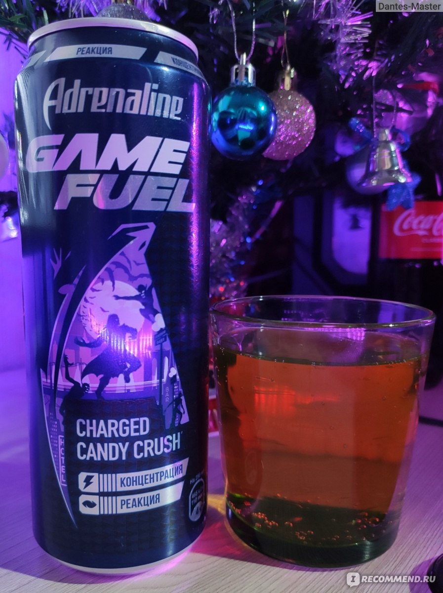 Энергетический напиток Adrenaline Rush Game Fuel Charged Candy - «Базовый  по вкусу энергетик в банке с игровым дизайном» | отзывы