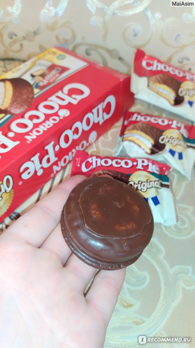 Классические чокопайки "Orion Choco Pie Original"