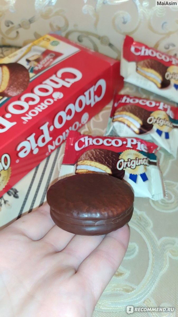 Классические чокопайки "Orion Choco Pie Original"