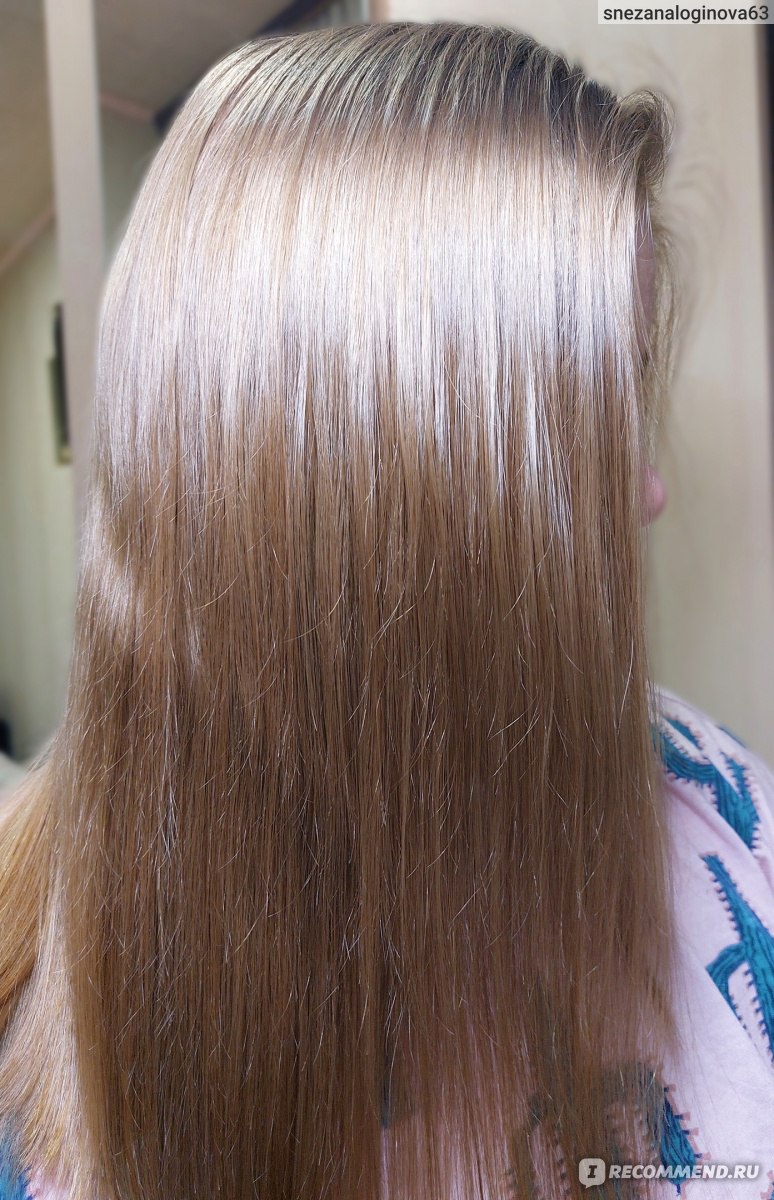 Волосы до (ярко видно торчащие волоски по длине)