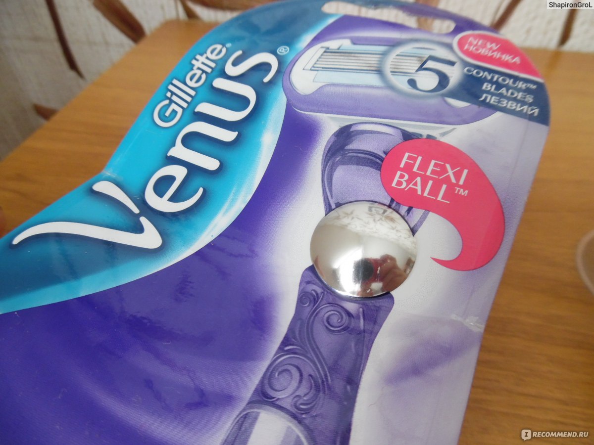 Станок для бритья gillette venus swirl с 1 сменной кассетой